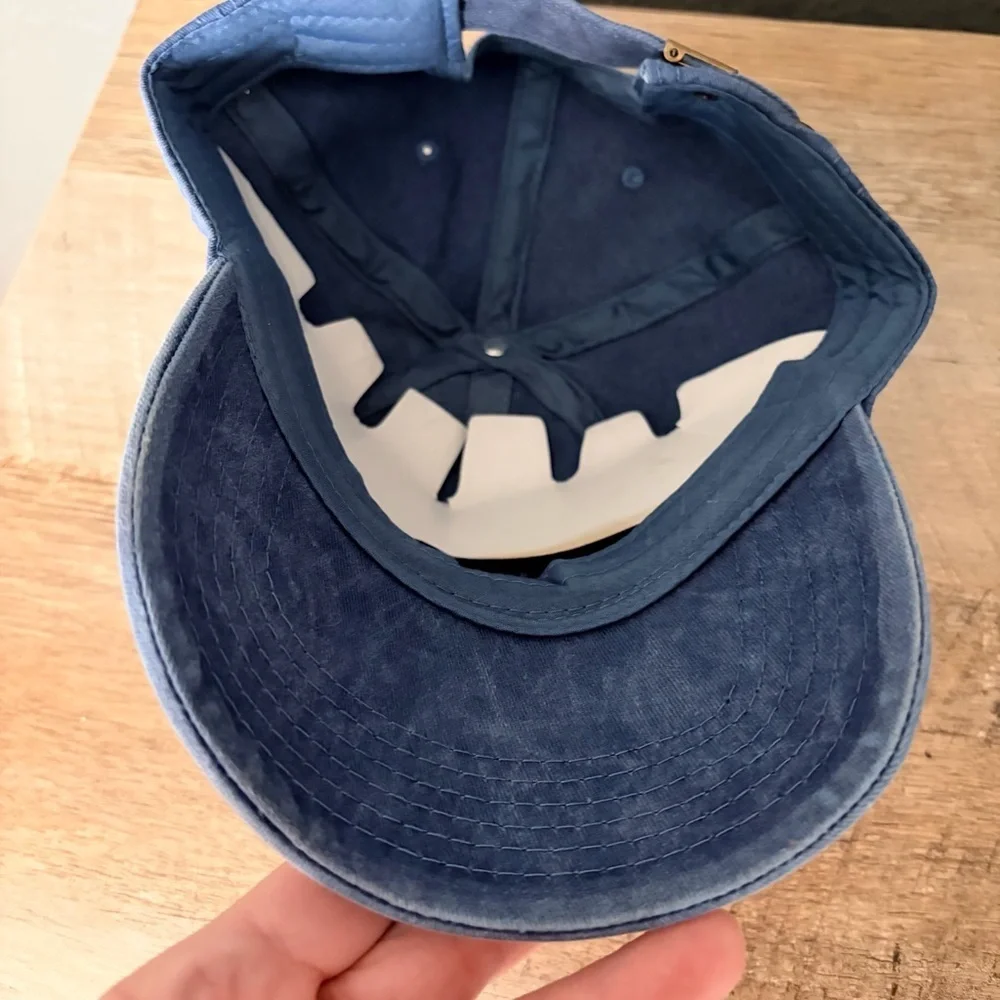 Martha's Vineyard, Patriots Blue Adjustable Hat, Cap, New England, Ocean hat